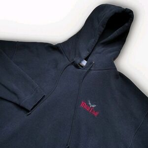 Vintage Meat Loaf Bat Out Of Hell Hoodie Sweatshirt Size Adult XL Band 90s